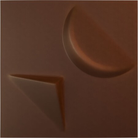 Ekena Millwork 11 7/8in. W x 11 7/8in. H Apollo EnduraWall Decorative 3D Wall Panel, Total 11.76 Sq. Ft., 12PK WP12X12APDRU-CASE-12